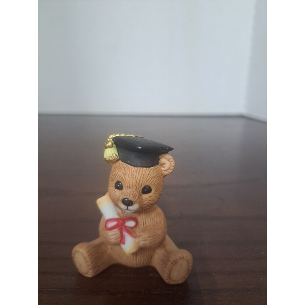 Homco Graduation Bear Porcelain Figurine 1413